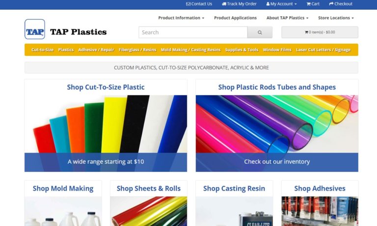 Cast Acrylic Sheets : TAP Plastics